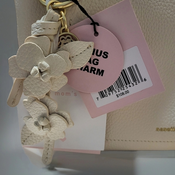 kate spade Handbags - Nanette Lepore Cream Leather Shoulder Bag. NWT .